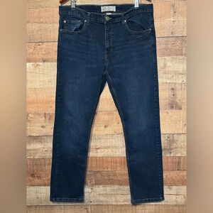 Colours by Alexander Julian Men's size 36 x 30 Dark Denim Stretch Casual